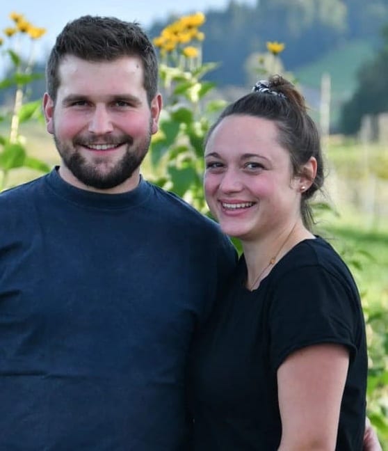 Bio-Höfe und Gärtnereien - Lukas Glauser und Martina Beutler, Biohof Glauser Wichtrach. Foto z.V.g. Biohof Glauser